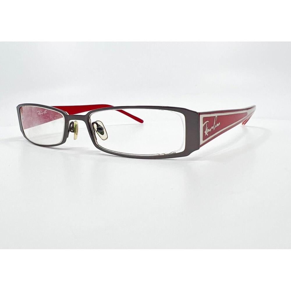 Ray-Ban RB 8584 1000 Rectangle Red Eyeglasses Frames Womens 51-16-140